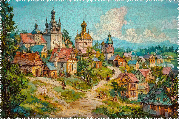 Reshetnikov: Serene Village Charm