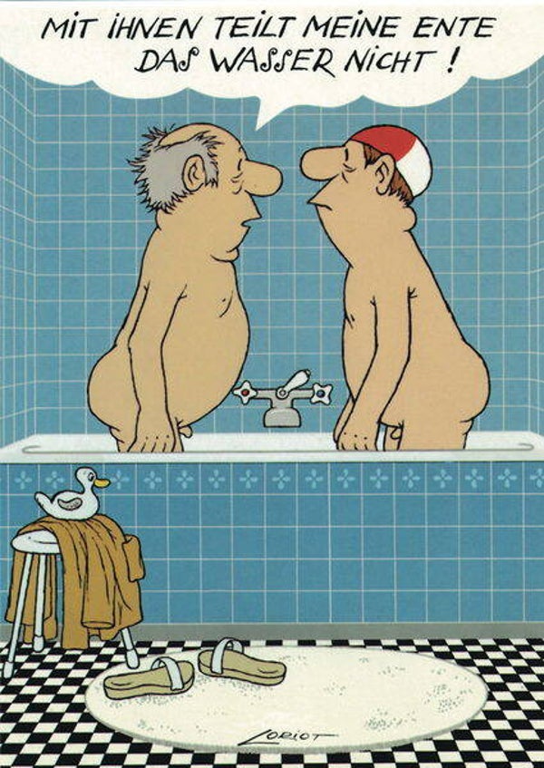 Loriot: Mit Ihnen teilt meine Ente das Wasser nicht!