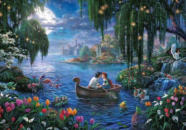 Disney: The little Mermaid and Prince Eric / 1000
