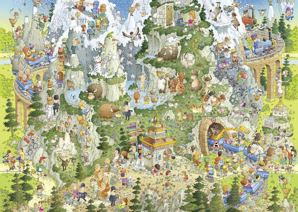 Degano: Funky Zoo - Himalayan Habitat / 1000