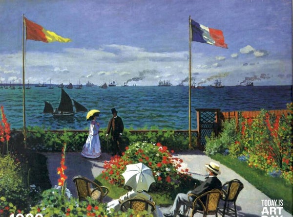 Monet: Garden at Sainte-Adresse / 1000