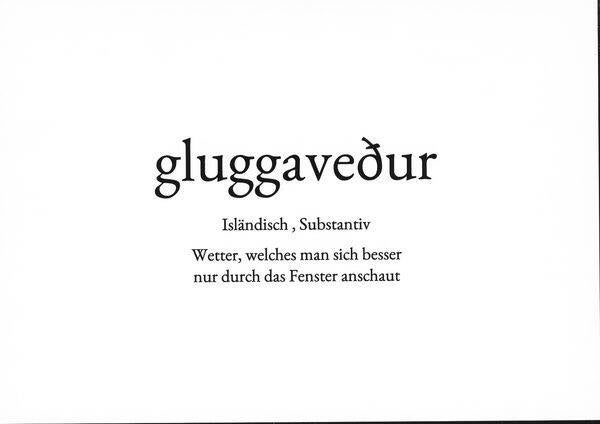 WS: gluggavedur