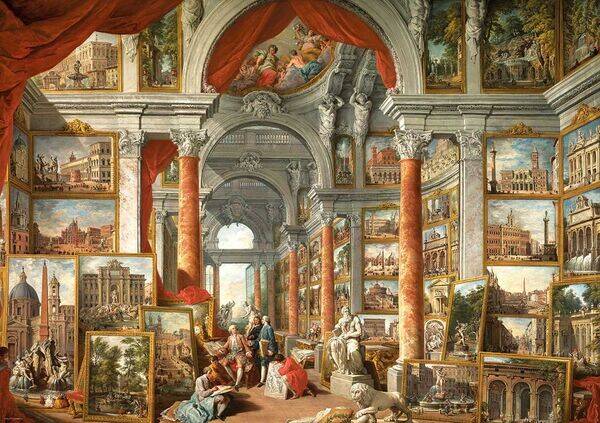 Pannini: Gallery of Views of Modern Rome