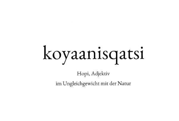 WS: koyaanisqatsi