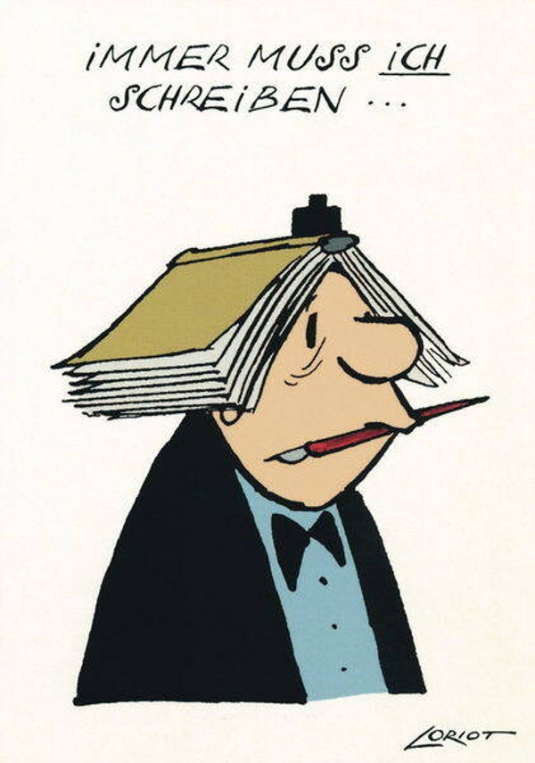 Loriot: Immer muss ich schreiben