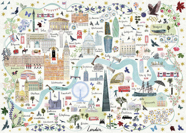 Shenoy: Map of London / 1000
