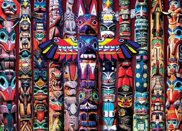 Colors of the World: Totem Poles