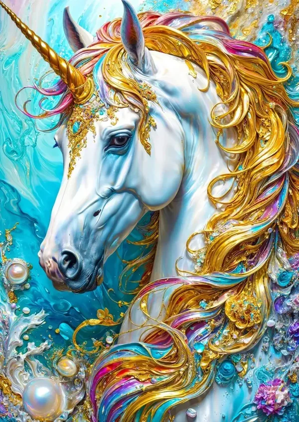 Pink Monkey: Golden Unicorn / 1000