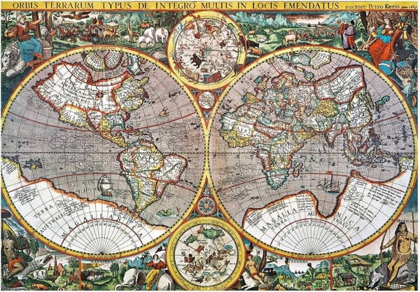 Antique Map of the World / 1000 (FTP)