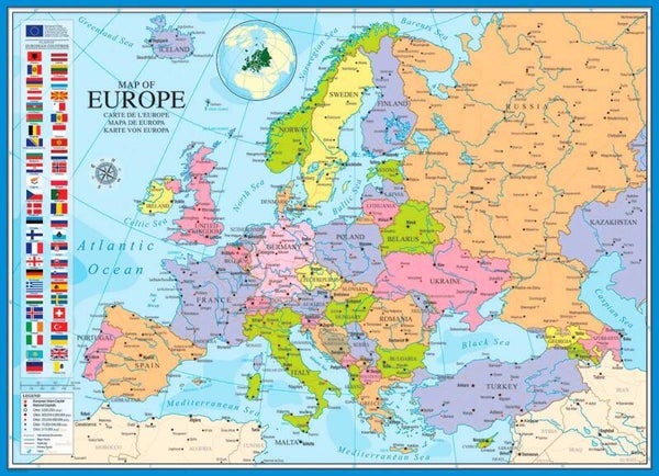 Map of Europe / 1000