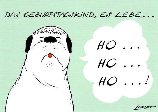 Loriot: Das Geburtstagskind, es lebe ... HoHoHo!
