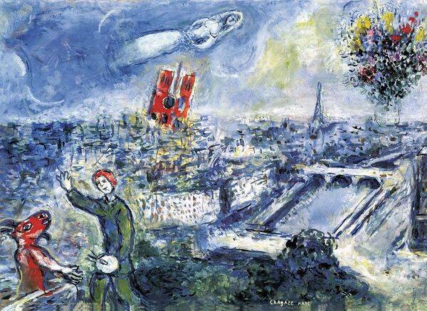 Chagall: View of Paris