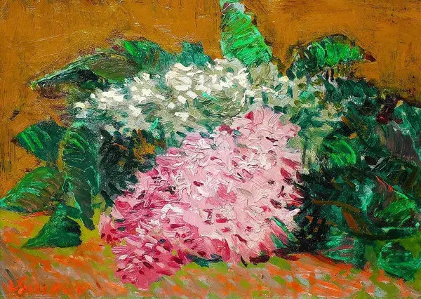 Van Gogh: Still Life Painting of Lilacs