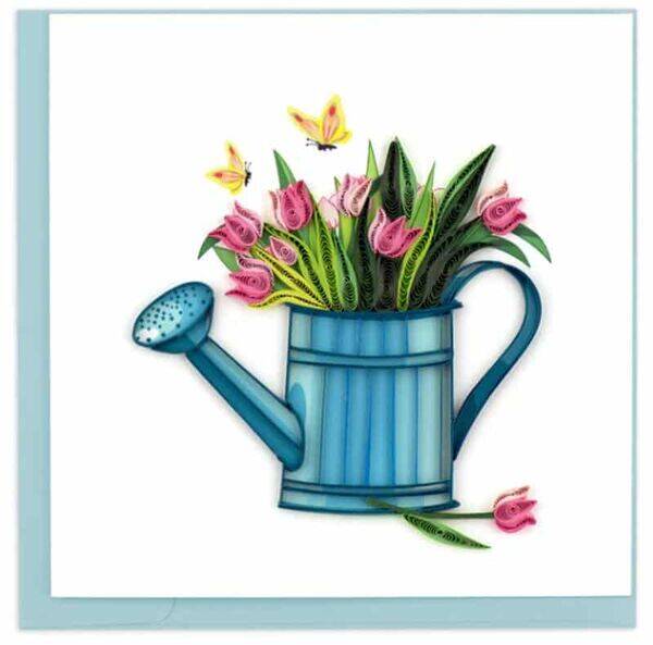 Quilling Card: Gießkanne
