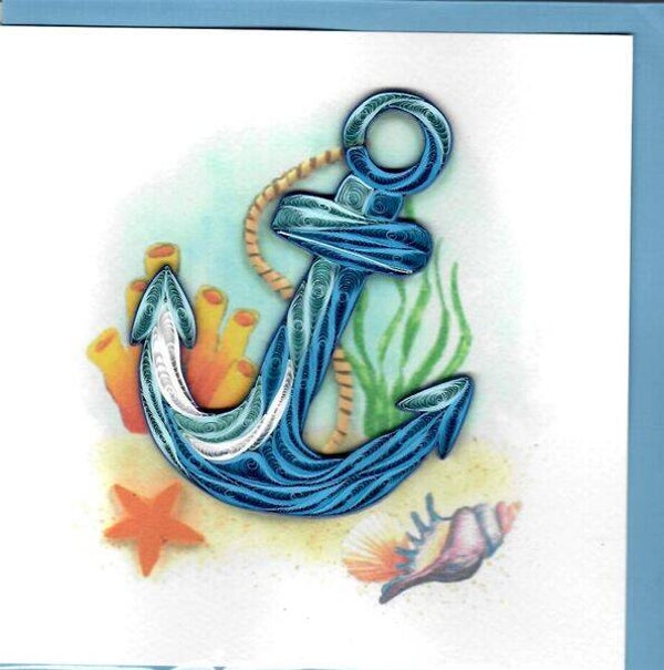 Quilling Card: Anker