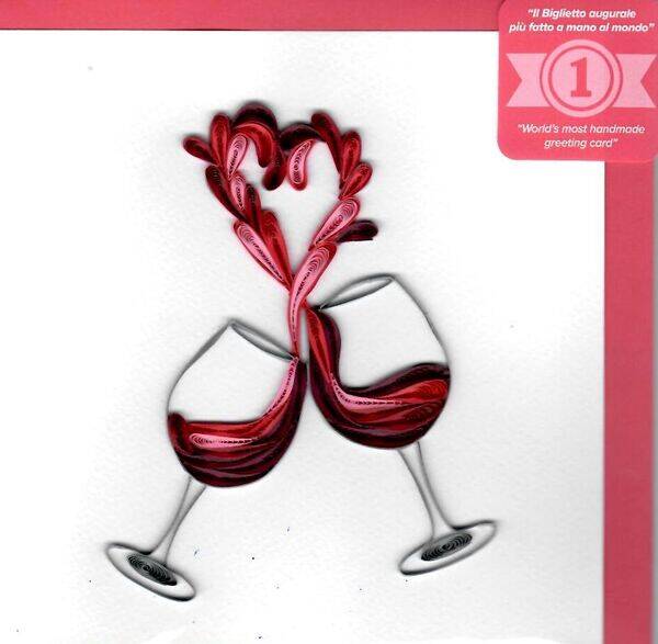 Quilling Card: Love Toast