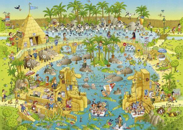 Degano: Funky Zoo - Nile Habitat / 1000