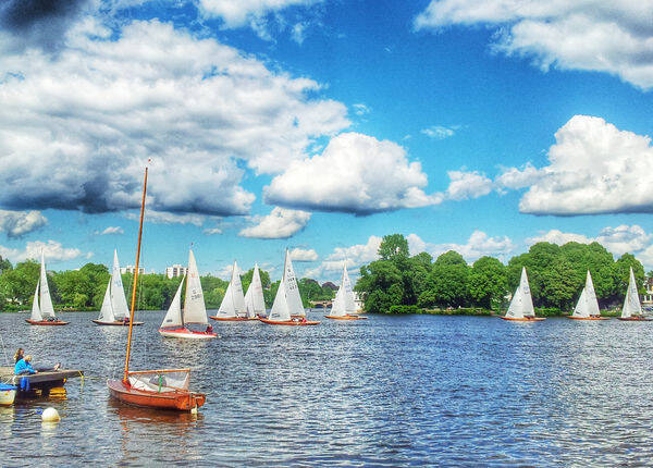 Hamburg. Sommer auf der Alster / 99