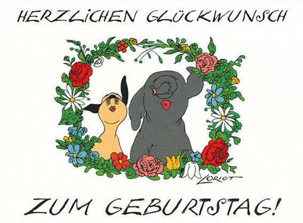 Loriot: Herzlichen Glückwunsch zum Geburtstag