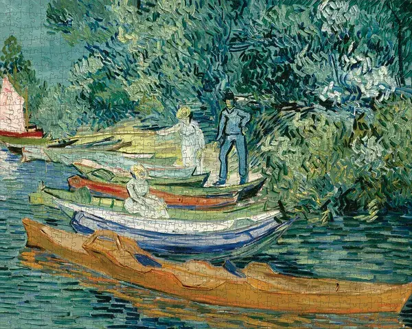 Van Gogh: Bank of the Oise at Auvers / 1000