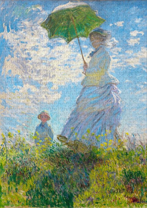 Monet: Woman with a Parasol / 1000
