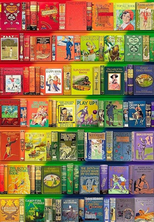 Bodleian Libraries: Rainbow Bookshelves / 1000