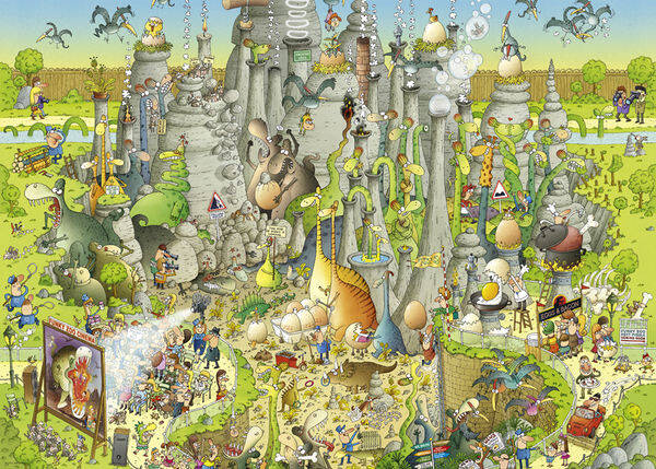 Degano: Funky Zoo - Jurassic Habitat / 1000