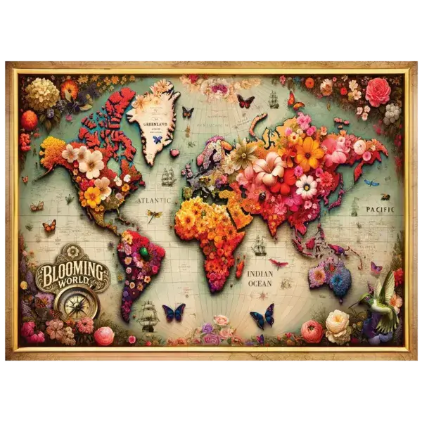 WC: Colorful Map