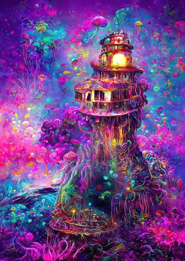 Underwater Lighthouse / 1000