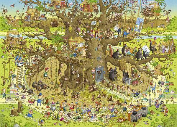 Degano: Funky Zoo - Monkey Habitat / 1000