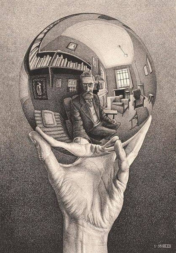 Escher: Hand with Reflecting Sphere