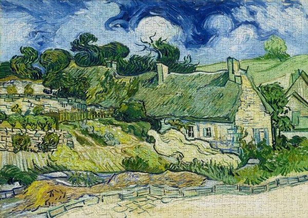 Van Gogh: Thatched Cottages / 1000