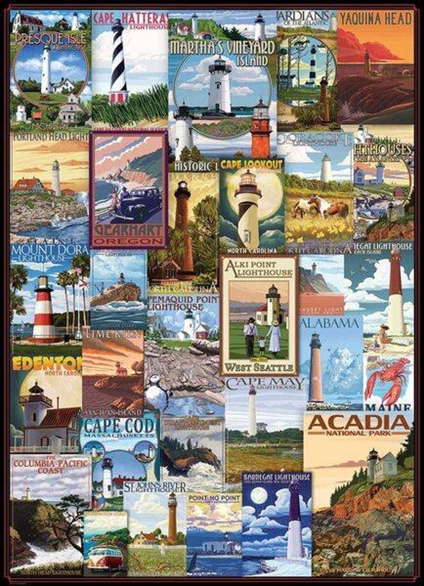 Vintage Posters: Lighthouses