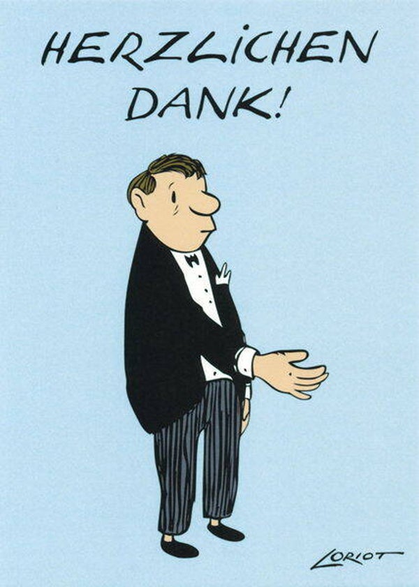 Loriot: Herzlichen Dank!