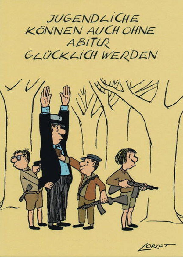 Loriot: Jugendliche können auch ohne Abitur glücklich werden