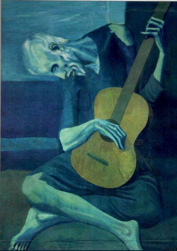 Picasso: The Old Guitarist