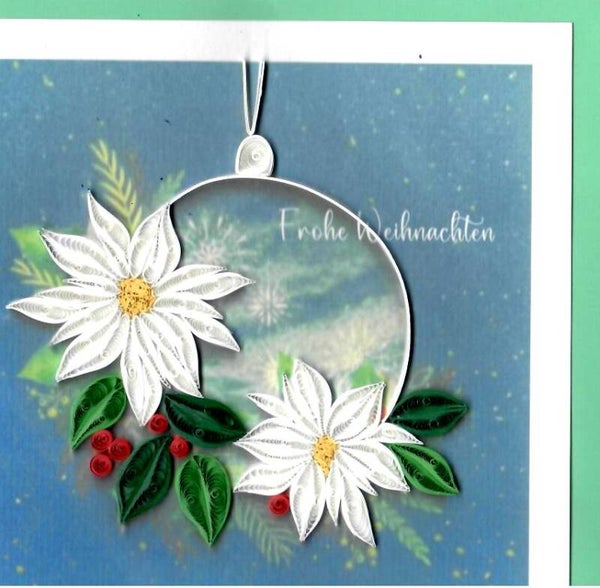 Quilling Card: Weihnachtsstern