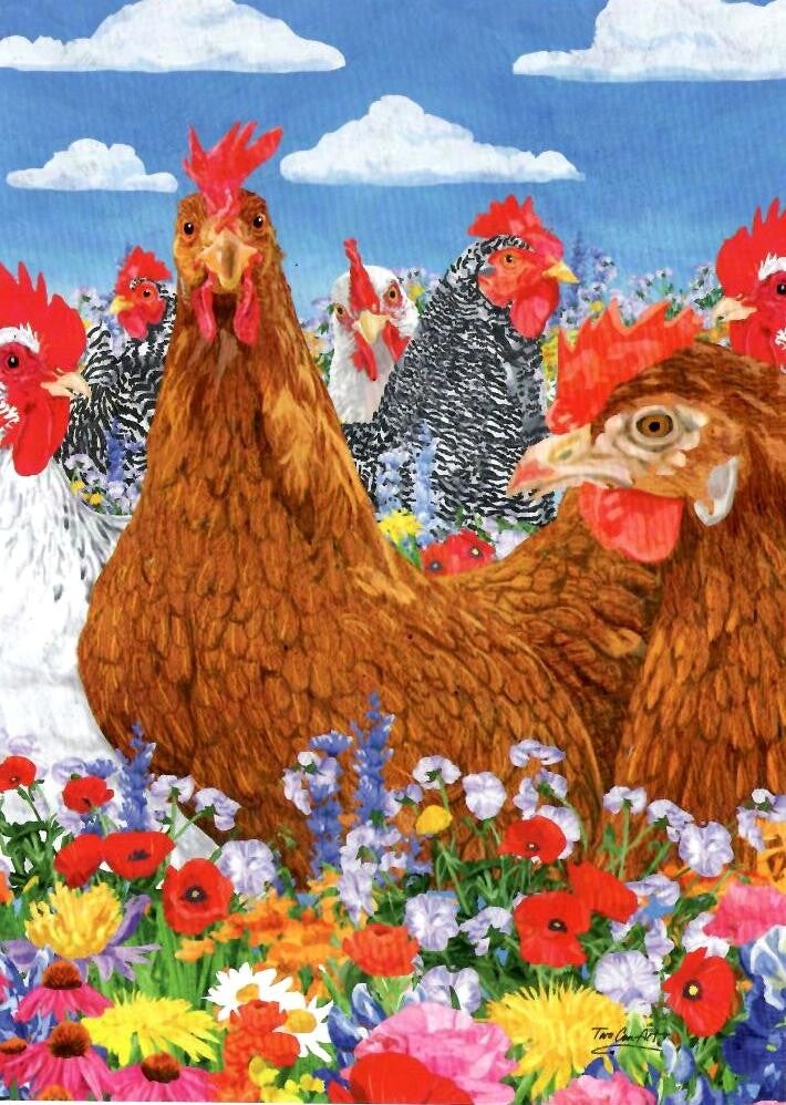 Two Can Art: Spring Chickens / 500 XXL (AP)