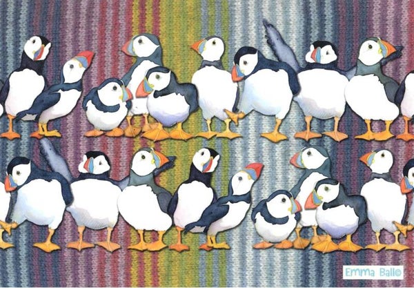 Ball: Stripey Puffins / 1000
