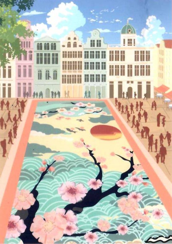 Garcia: Flower Carpet Brussels / 1000