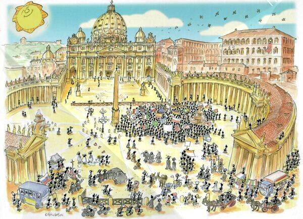 Vettori: Piazza San Pietro