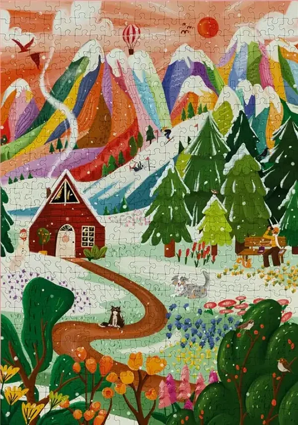 Niederer: Bunte Bergwelt / 1000 (WW)