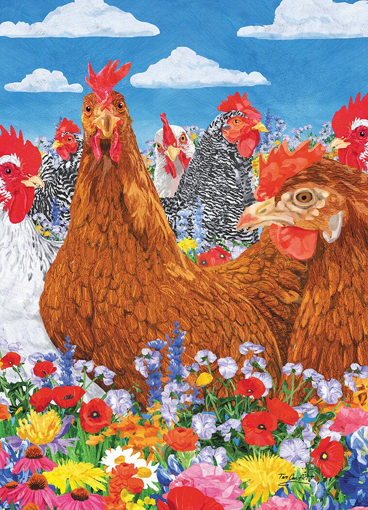Two Can Art: Spring Chickens / 500 XXL (AP)