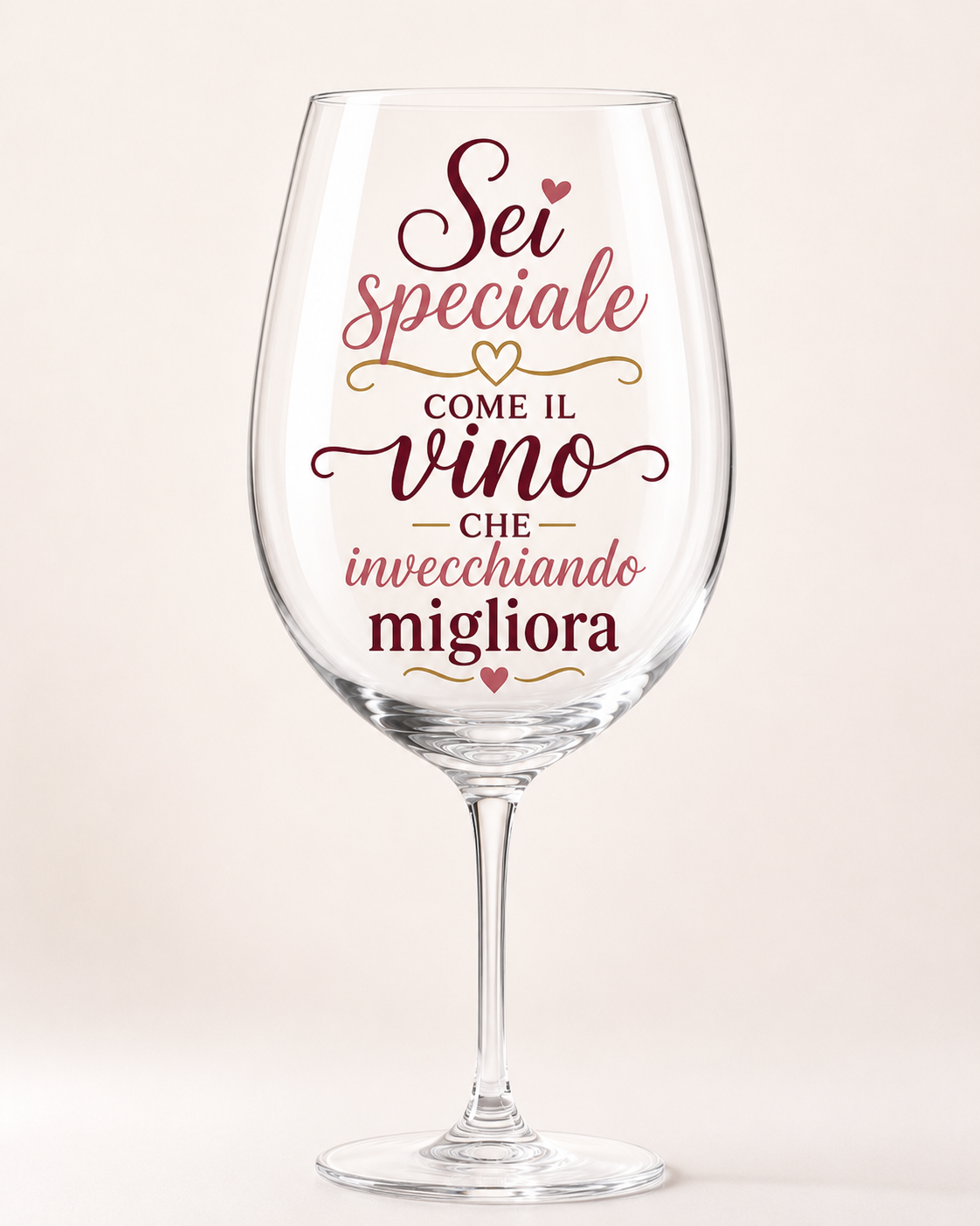 Calice vino personalizzato