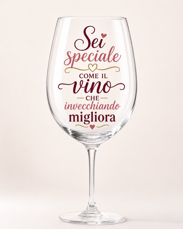 Calice vino personalizzato