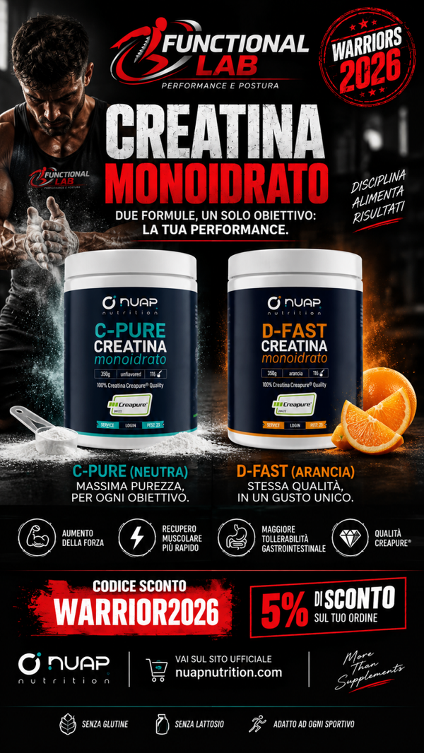 Creatina D-fast gusto Arancia
