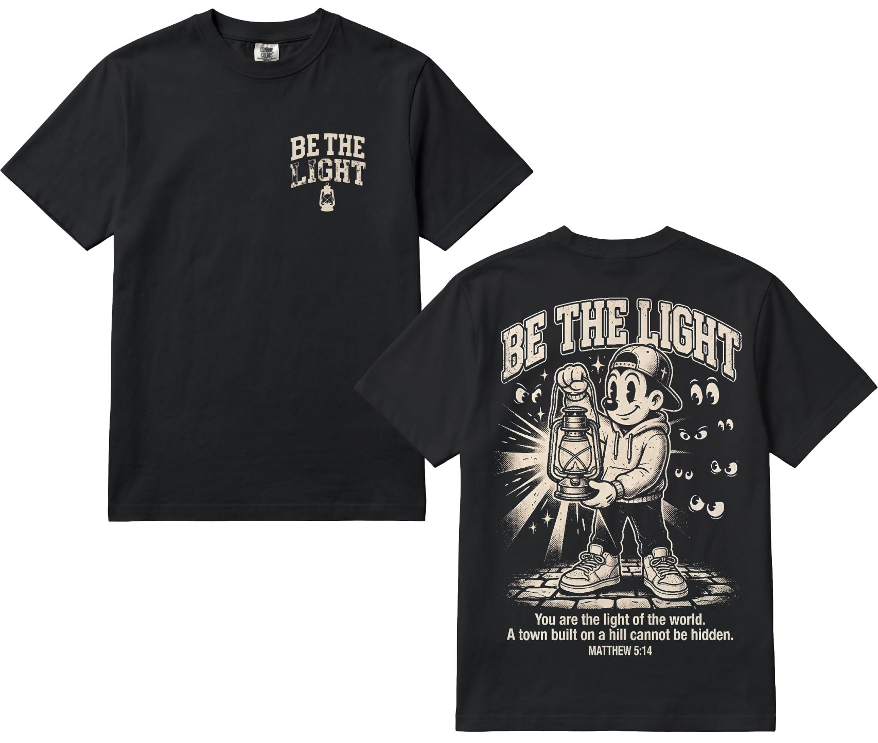 Be The Light" Vintage Mascot Tee