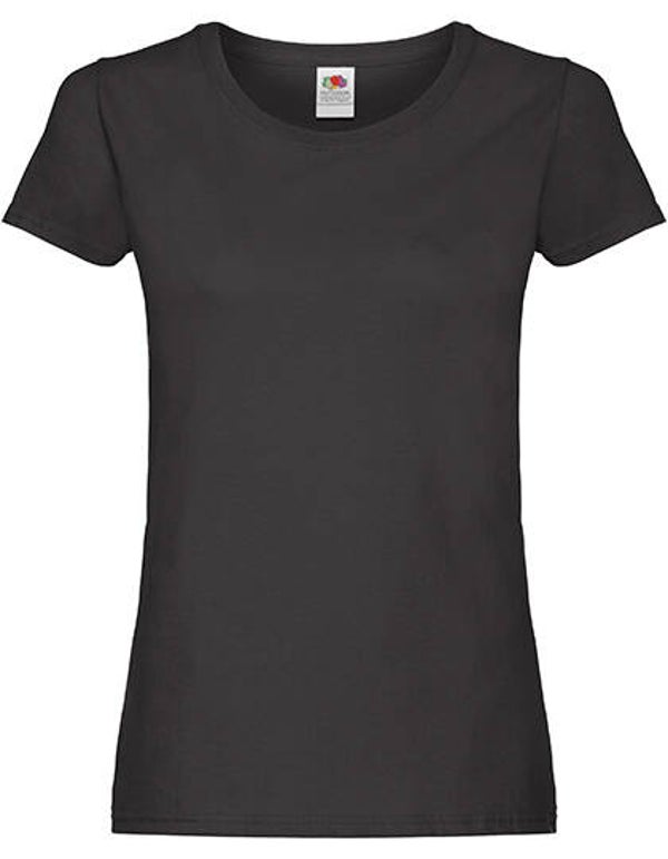 Fruit of the Loom Original T Ladies black