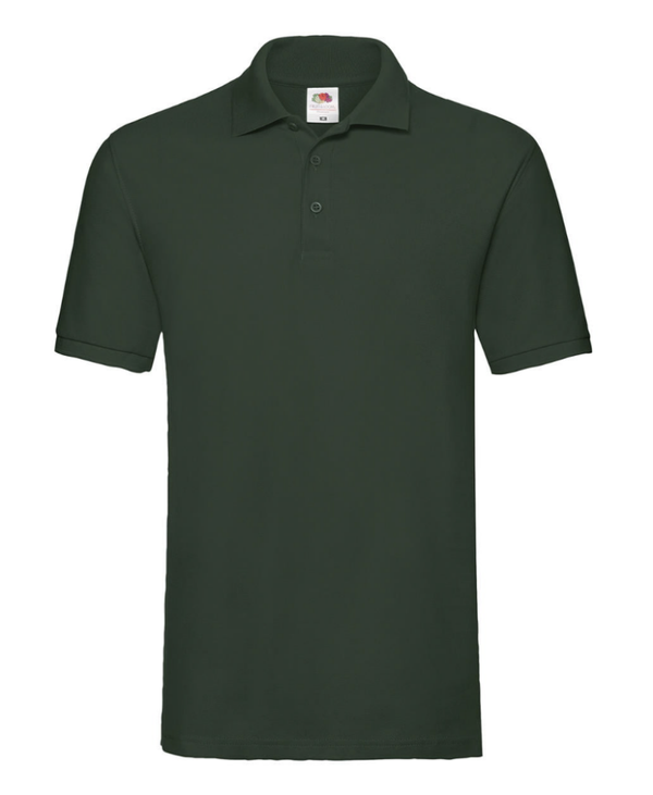 Fruit of the Loom Premium Polo heren bottle green