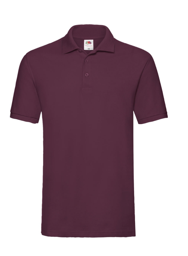 Fruit of the Loom Premium Polo heren burgundy